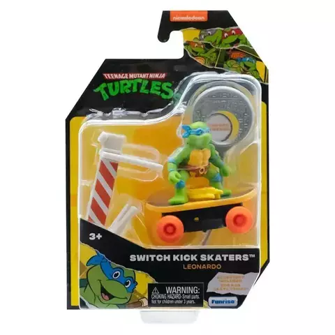 Leonardo Tortugas Ninja Skate Figura en Skate 7 cms