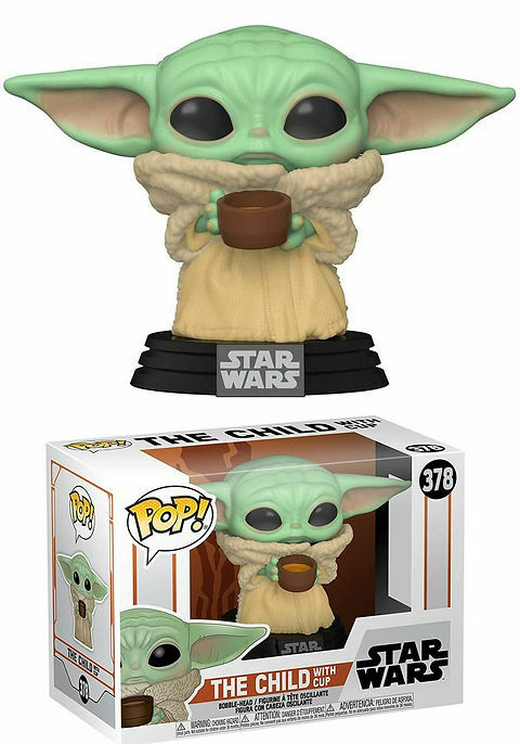 Funko Pop! Grogu The Child with Cup - Mandalorian Star Wars