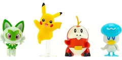 Pokemon Figuras de Batalla Pack x 4 Pikachu Sprigatito Fuecoco Quaxly - comprar online
