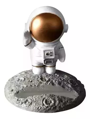 Soporte Base para Celular Astronauta Saludo