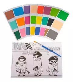 Los Minions Pintando con Acuarelas - Tapimovil - comprar online