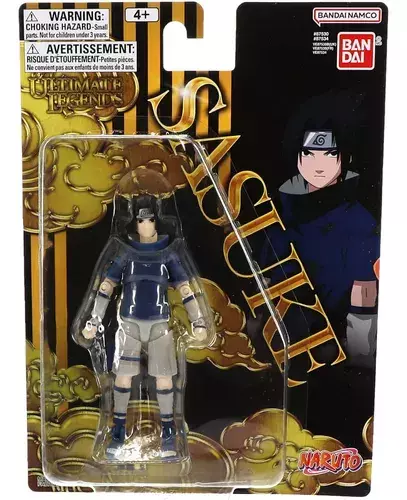 Figura Articulada Sasuke Uchiha Joven 12 cms - Ultimate Legends Naruto Bandai