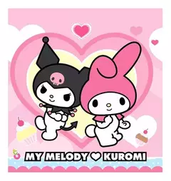 Servilletas Premium Kuromi My Melody 20 Unidades - comprar online