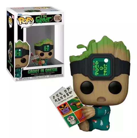 Funko Pop! Groot in Onesie #1193 - Guardianes de la Galaxia
