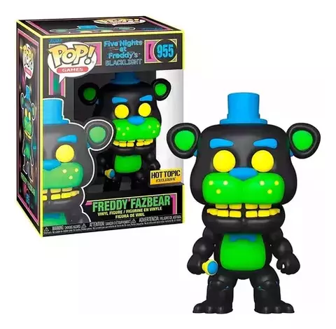 Funko Pop! Freddy Fazbear Blacklight #955 - Five Nights At Freddy's