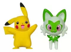 Mini Figuras Pokémon Pikachu y Sprigatito - comprar online