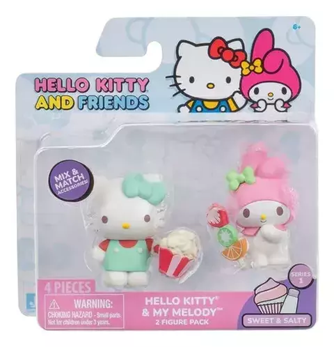 Hello Kitty Pack x 2 Figuras - Hello Kitty y My Melody