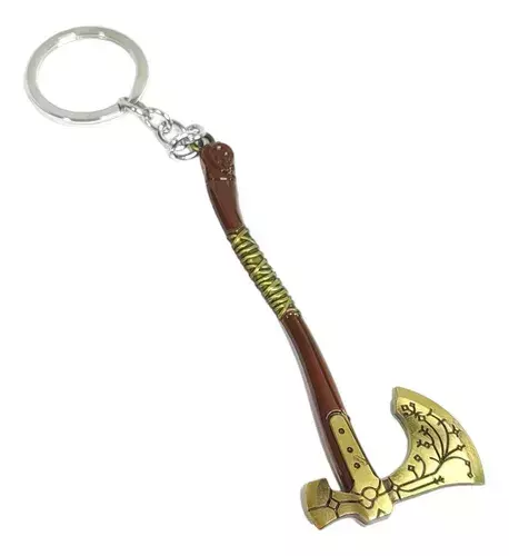 Llavero Hacha Leviatán Kratos de Metal - God of War