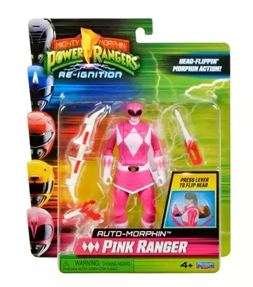 Muñeco Articulado Pink Ranger - Power Rangers Re-Ignition Auto Morphin Playmates - comprar online
