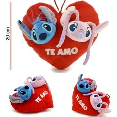 Peluche Corazón Stitch y Angel - Lilo & Stitch - comprar online