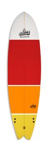 Fun Board Cola Fish Modelo Degradé Cálidos - comprar online