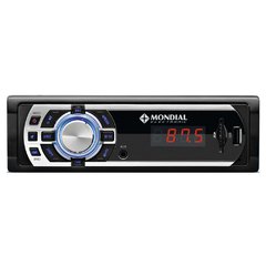 Som Automotivo Mondial AR03 com FM, Entrada SD Card, Auxiliar Frontal e USB
