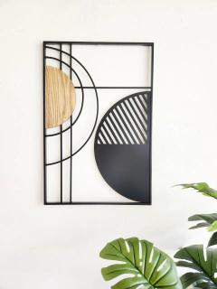 Cuadro Metalico Decorativo Con Marco 60 x 40 CM (CP4131) - tienda online