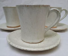DÚO de tazas campanita para té con plato