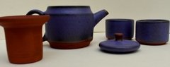 Tea pot en gres con pasta de hierro y esmaltada. - comprar online