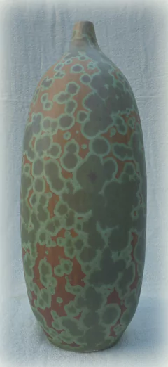 Vasija Zeppelin cristalino mate de cobre e hierro. - comprar online