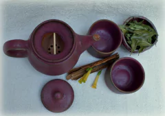 Tea pot globular Ciruela de primavera. - Kuwota/Mado