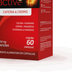 Thermo Active Cafeína e Cromo 60 Cápsulas – Colina, Guaraná, Magnésio, Vitaminas e Minerais - loja online