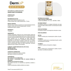 DermUp Beauty Whey 450g Proteína com Colágeno Maxnutri - Bella Vita Alimentos Saudáveis