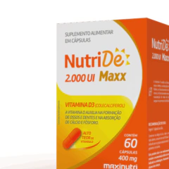 Nutride Vitamina D 2.000 Ui 60 Capsulas Maxinutri - Bella Vita Alimentos Saudáveis