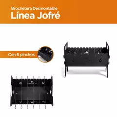 Fogonero Brochetera Desmontable - CONDUCTOHOGAR