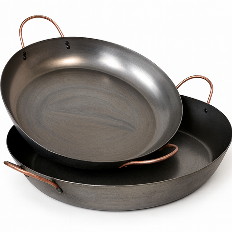 Paellera de Chapa Sin Enlozar 28cm