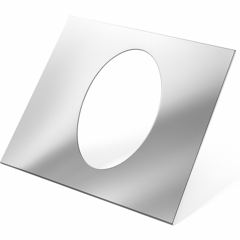 Tapa pared Acero Inoxidable 4" - comprar online