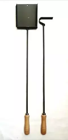 Juego 2 Piezas Pala Y Atizador Parrillero Linea Pesada - comprar online
