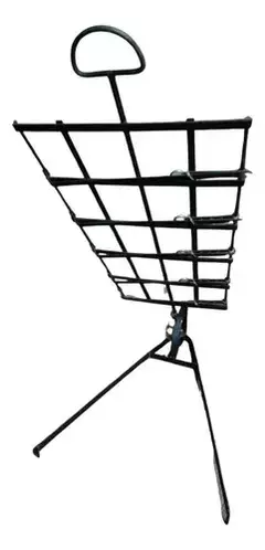 Asador Criollo Estaca Regulable Con Pie Grande