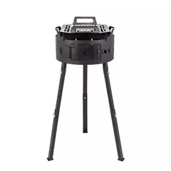 Parrilla Circular de Pie Desmontable CON PARRILLA Y APOYA DISCO