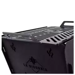 Fogonero Leñero Recto Desmontable Con Parrilla en internet