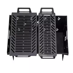 Fogonero Leñero Recto Doble Desmontable CON PARRILLA y MEDIA PARRILLA en internet