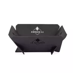 Fogonero Glamping Cuadrado Desmontable CON PARRILLA Y PLANCHETA en internet