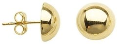 Aros media Bolita en oro 18 ktes - comprar online
