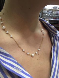 Gargantilla Oro 18 ktes con Perlas Cultivadas en internet