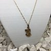 Conjunto de oro 18k cadena con dije Virgen Nia