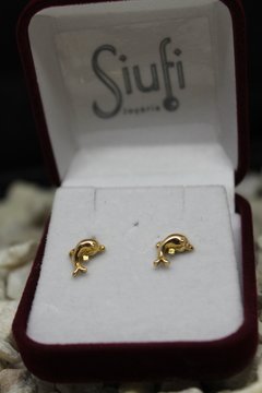 Aros Delfines 18ktes 1,60g - comprar online