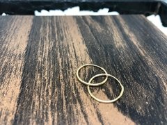 Argolla Cubano livianos de oro 18K en internet