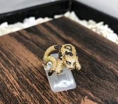 Anillo Leopardo con piedras en oro 18K en internet