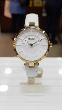 Reloj Bulova Para Mujer 97l140 Correa De Cuero - comprar online