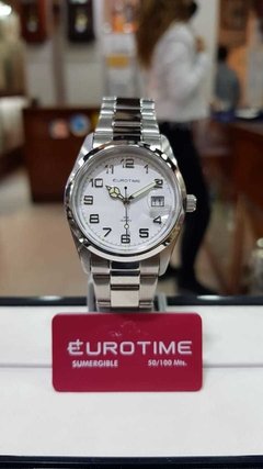 reloj eurotime hombre acero 11/2910.44 - comprar online