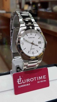 reloj eurotime hombre acero 11/7230.44