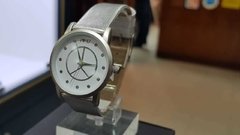 reloj 47 street dama malla cuero rosa