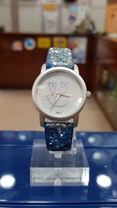 reloj 47 street mujer malla con Glitter - comprar online