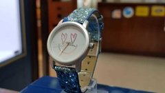 reloj 47 street mujer malla con Glitter en internet