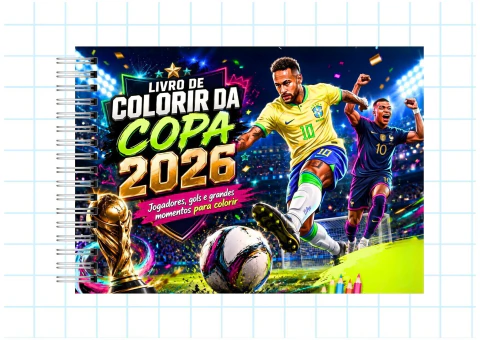 Livro de Colorir Copa do Mundo 2026