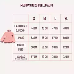 BUZO CUELLO ALTO FRISADO LOGO BORDADO ESMERALDA - Sfera Indumentaria