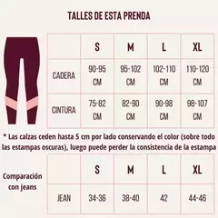 CALZA ESTAMPADA BASICA PRINT AZUL - Sfera Indumentaria