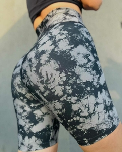 BIKER ESTAMPADO MARMOL NEGRO Y GRIS - comprar online