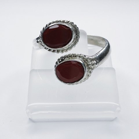 Anel Jaspe Vermelho